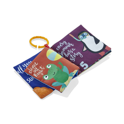 Babyjem Baby's First Soft Book With Rustling Sound Ani̇mal Pattern