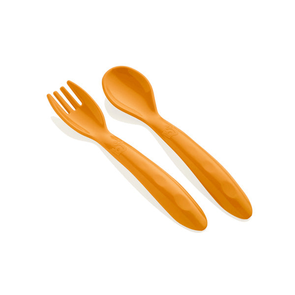 طقم ملعقة وشوكة للأطفال من بيبي جيم طقم ملعقة وشوكة للأطفال من بيبي جيم