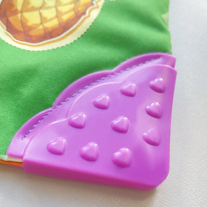 Babyjem Baby's First Soft Book With Rustling Sound Fruit Pattern