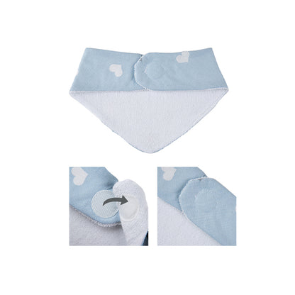 Babyjem Newborn Scarf Apron Blue