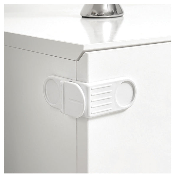 Babyjem Non Screw Drawer Lock White