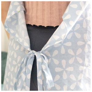 Babyjem Nursing Apron With Pocket Blue