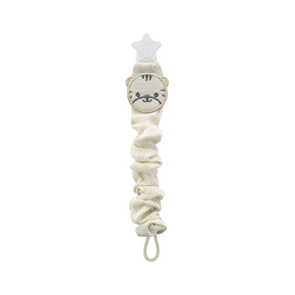 Babyjem Pacifier Hanger With Raw Silk Material