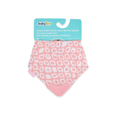 Babyjem Poplin Neck Scarf Bib With Teether