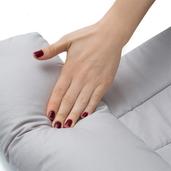 Babyjem Pregnancy Back Support & Feeding Pillow Grey