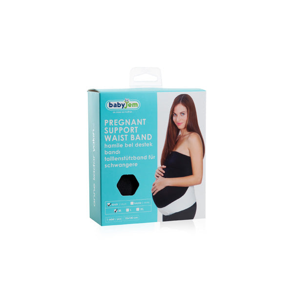 Babyjem Pregnancy Support Waist Band Black