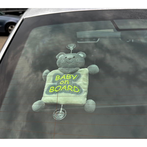 Babyjem Reflector With Baby In The Car Device Gray