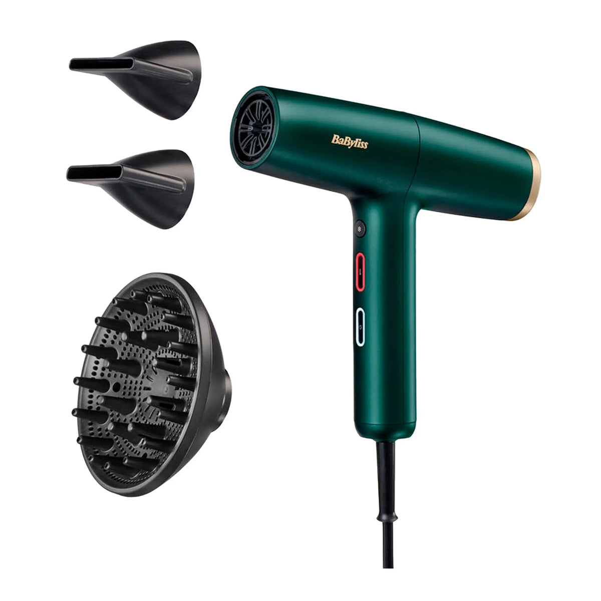 Babyliss Air Power Pro Hair Dryer 1700w Digital Motor 200km/H Air Speed