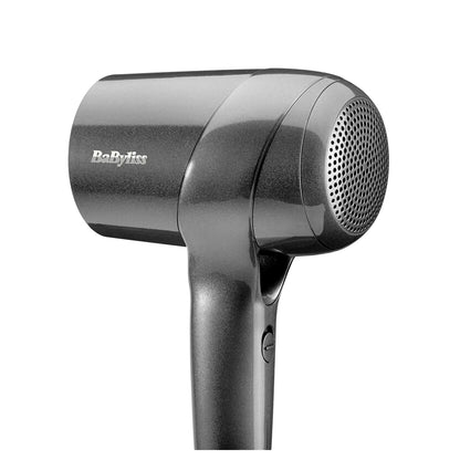 Babyliss Titanium Shine Hair Dryer With Diffuser 1600w Digital Motor 3 Heat 3 Speed
