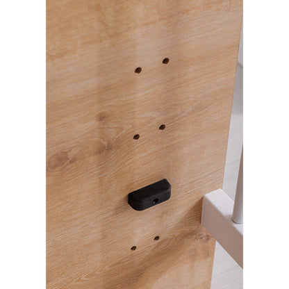 Babywhen Mother Side Crib With Wheels Wooden (Bw 1066)