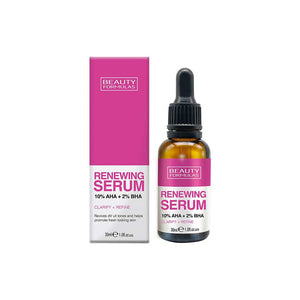 Beauty Formulas Renewing Serum 10% Aha + 2% Bha 30ml