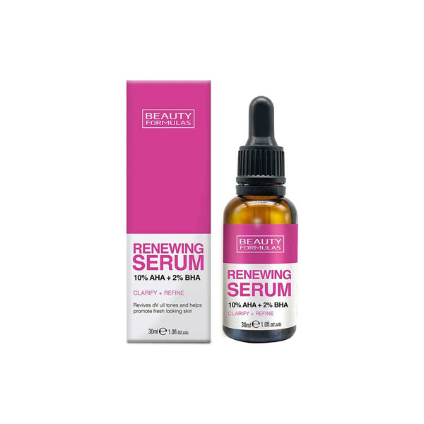 Beauty Formulas Renewing Serum 10% Aha + 2% Bha 30ml