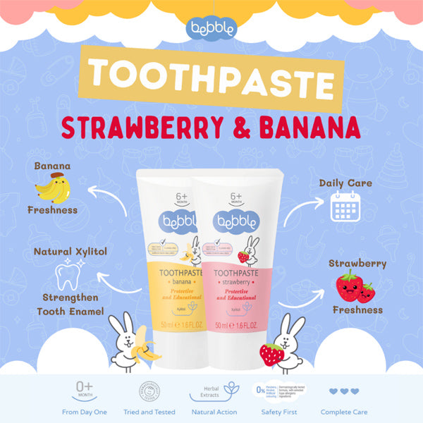 Bebble Tooth Baste Banana 50ml