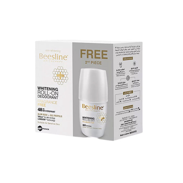 Beesline Whitening Roll-On Deodorant Fragrance Free + Beesline Whitening Roll-On Deodorant Fragrance Free