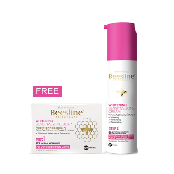 Beesline Whitening Sensitive Zone Cream +  Free Whitening Sensitive Zone Soap