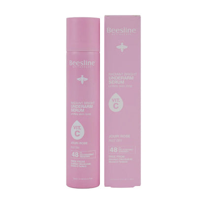 Beesline Radiant Bright Underarm Serum Jouri Rose 48hr 150ml