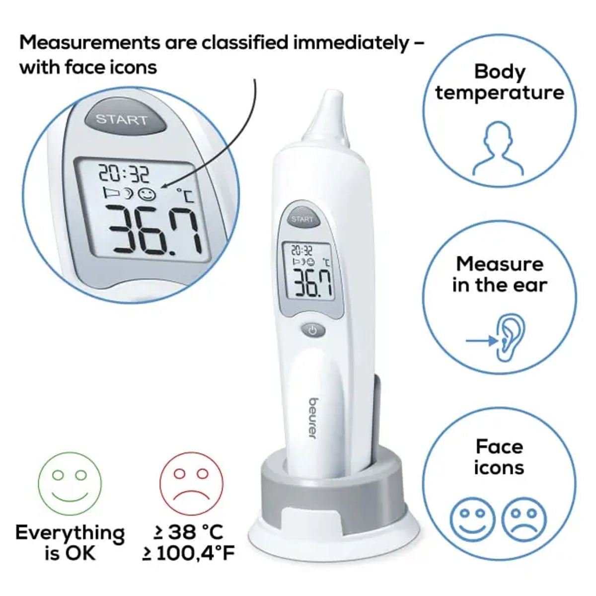 Beurer Ear Thermometer - FT 58