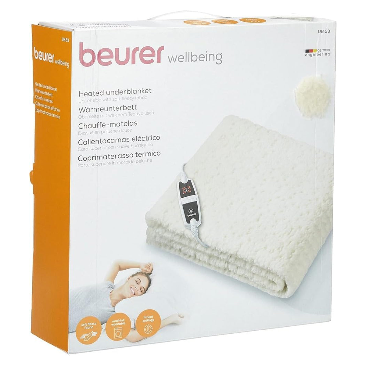 Beurer Heated Underblankets / Teddy Single - UB 53 Beurer Heated Underblankets / Teddy Single - UB 53