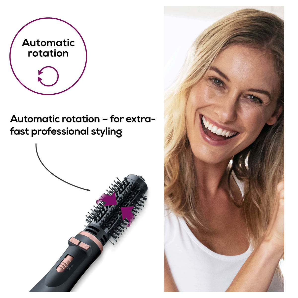 Beurer Roating Hot Air Brush - Ht 80