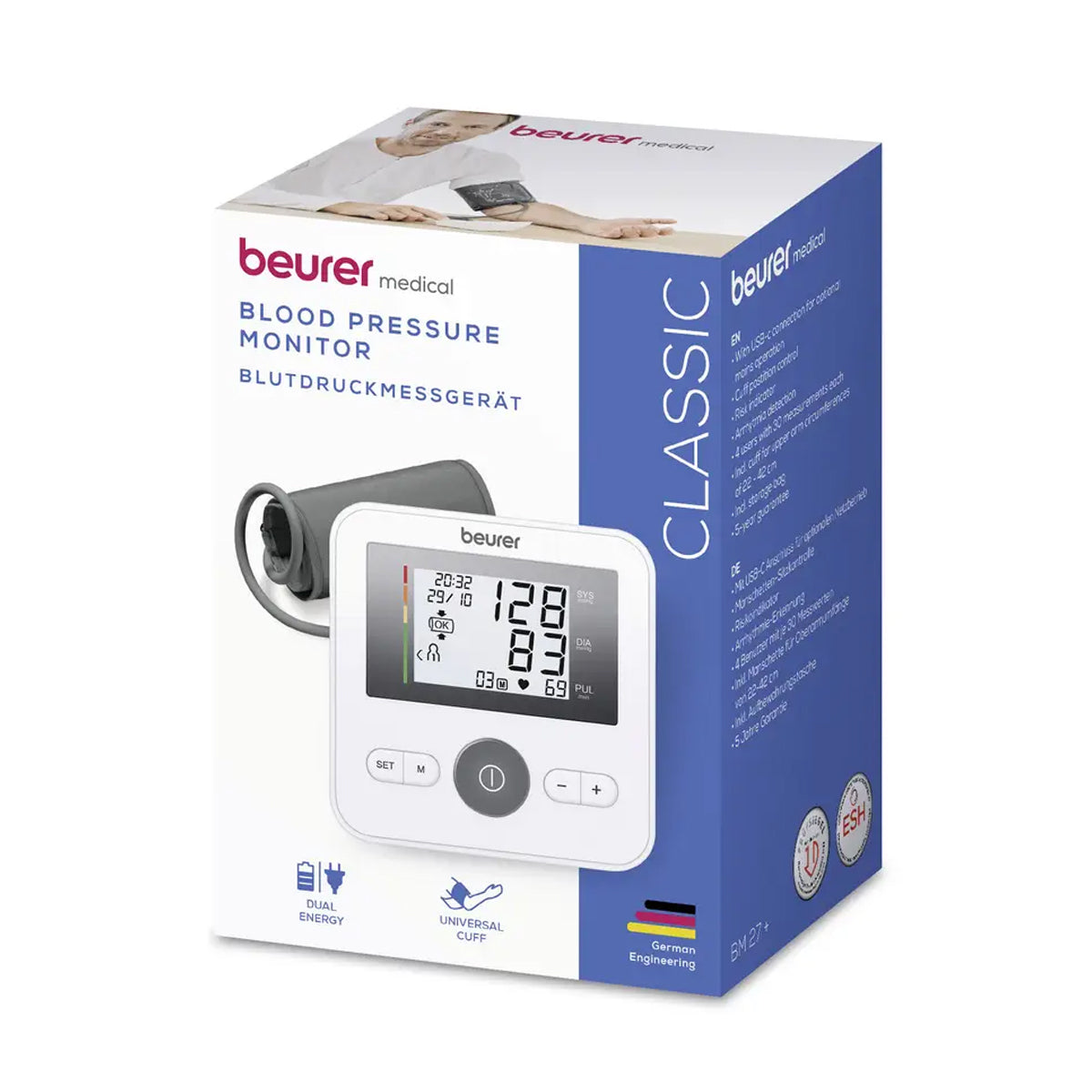 Beurer BM 27+ Upper Arm Blood Pressure Monitor