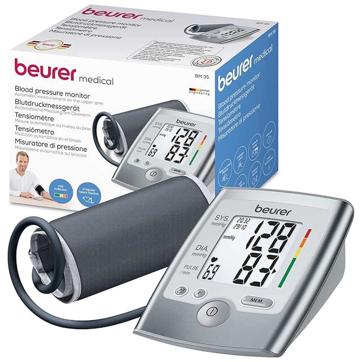 Beurer Upper Arm Blood Pressure Monitor - BM 53