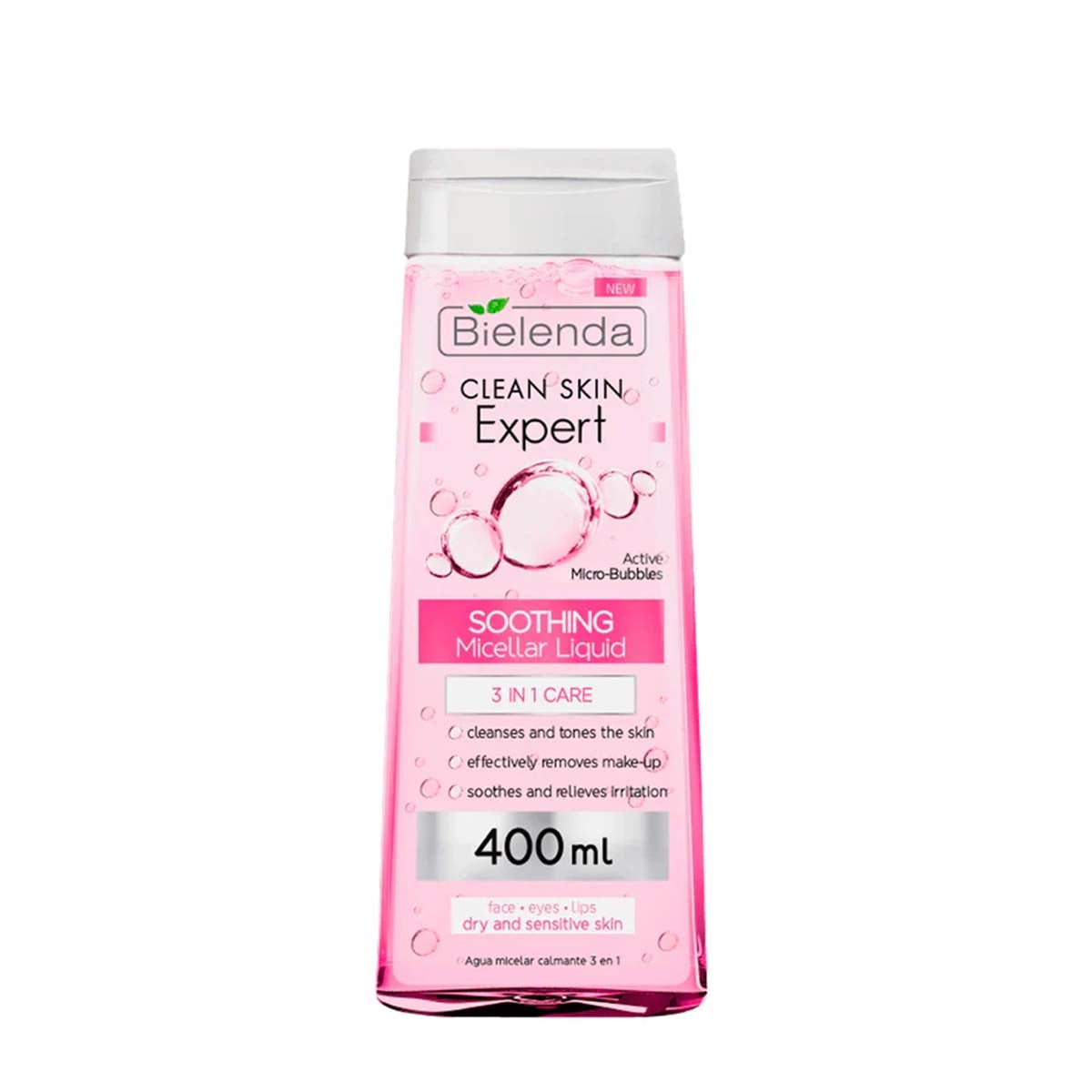 Bielenda Clean Skin Expert 3 in 1 Soothing Micellar Water 400ml