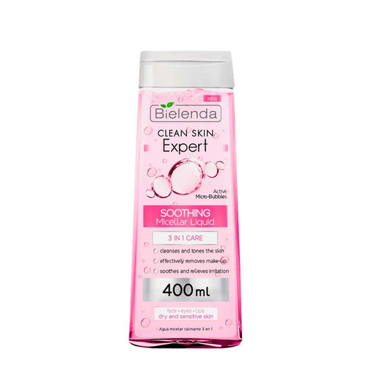 Bielenda Clean Skin Expert 3 in 1 Soothing Micellar Water 400ml