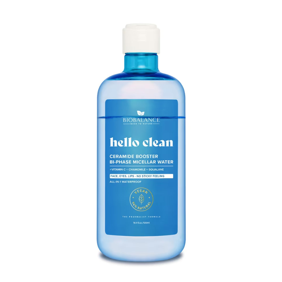 Bio Balance Hello Clean Ceramide Booster Bi-Phase Micellar Water 500ml