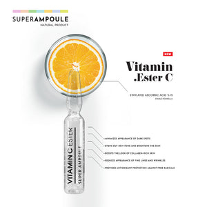 Bio Balance Vitamin C Ester Super Ampoule Ethylated Ascorbic Acid 15% 10 X 2ml