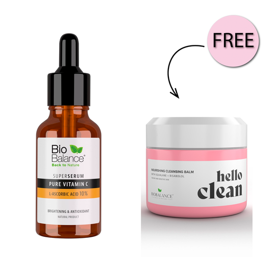 بيو بالانس فيتامين سي النقي مع حمض الأسكوربيك 10%، 30 مل