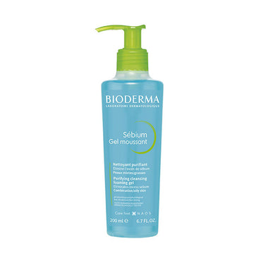 Bioderma Sebium Gel Moussant Purifying Cleansing Foaming Gel 200ml