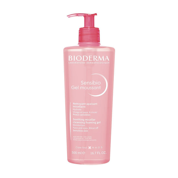 Bioderma Sensibio Gel Moussant Soothing Cleansing Foaming Gel 500ml