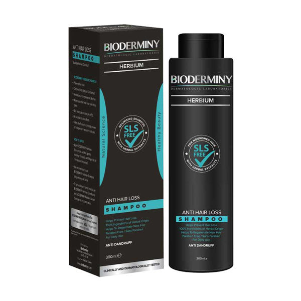 Bioderminy Herbium Antihairloss Shampoo-antidandruff 300Ml