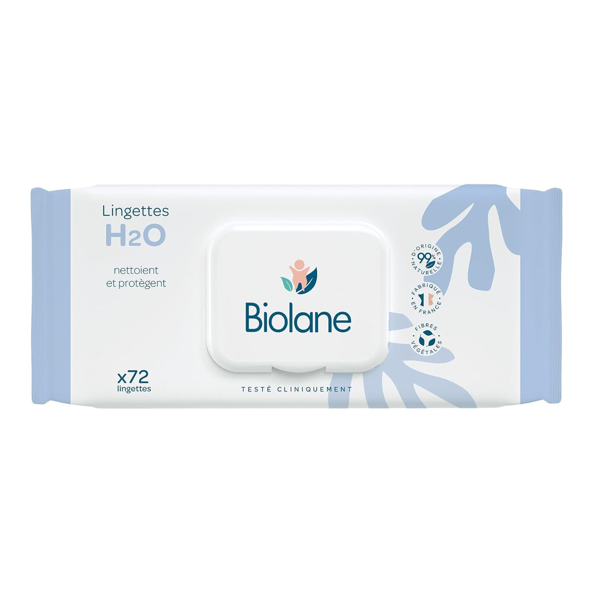 Biolane H2O Thick Wipes 72 Pack