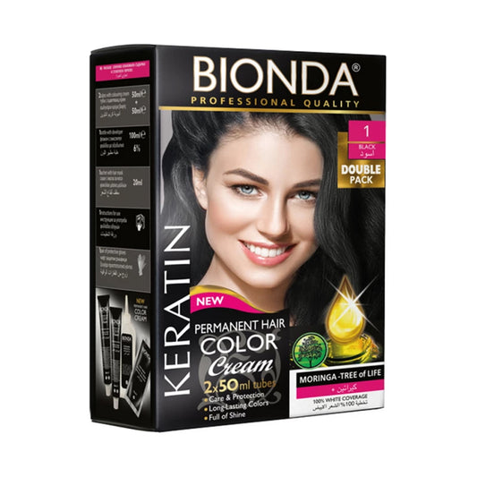 Bionda Professional Double Pack Permanent Hair Color Cream 2X50ml