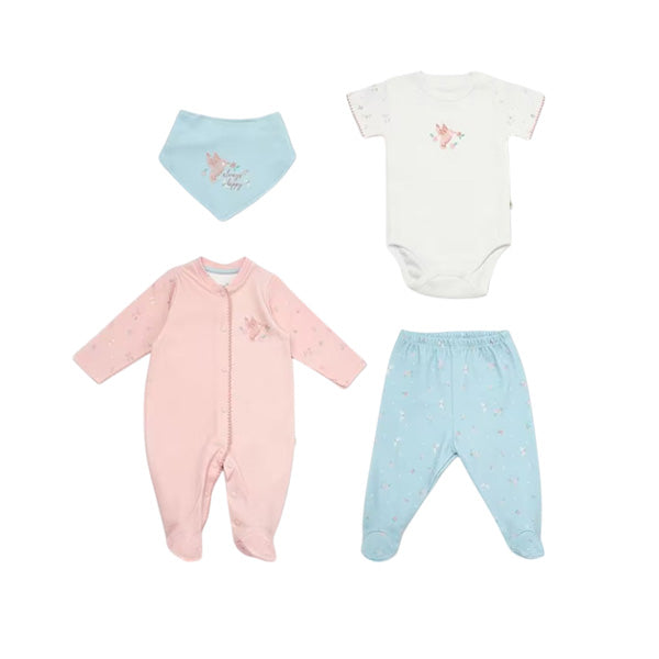 Biorganic Always Happy 4 Pieces Rpmper Set (0-3 M)