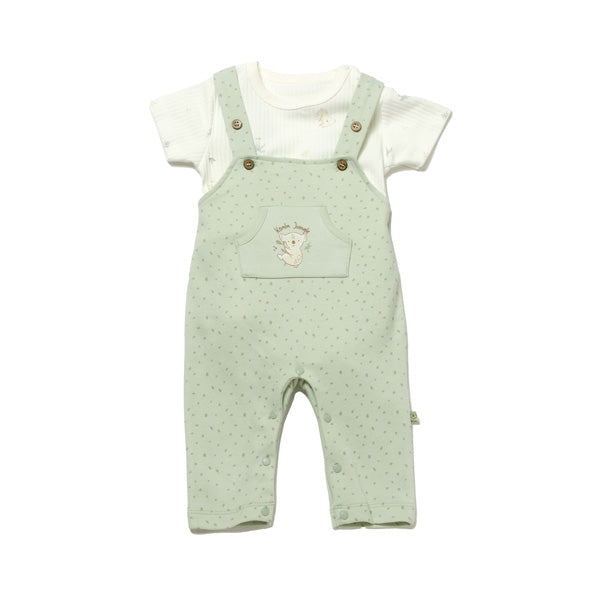 Biorganic Koala Jungle Slopet Overall Mint