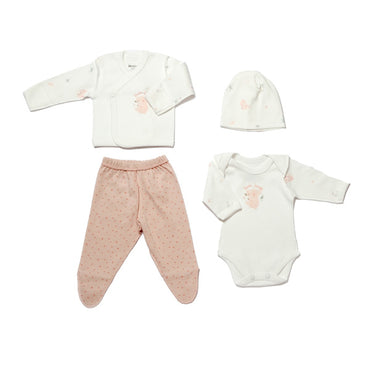 Biorganic Koala Jungle Newborn 4 Pieces Set (Size 44) 0-3M