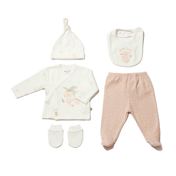 Biorganic Koala Jungle Newborn 5 Pieces Set (Size 56) 0-3M