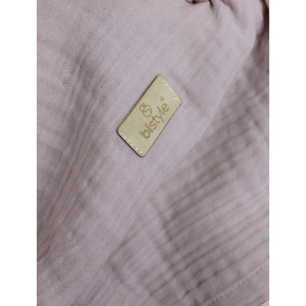 Bistyle Organic Muslin 4 طبقات بطانية (120x120 سم) أرجواني
