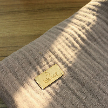 Bistyle Organic Muslin 4 Layers بطانية 120x120 سم بني