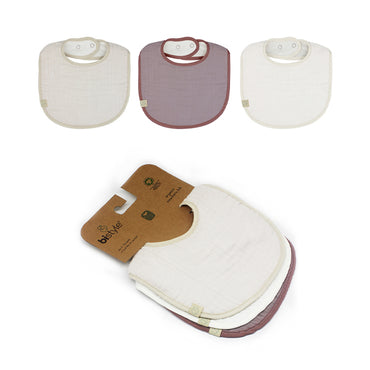 Bistyle Organic Muslin Bib (0-24 M) Light