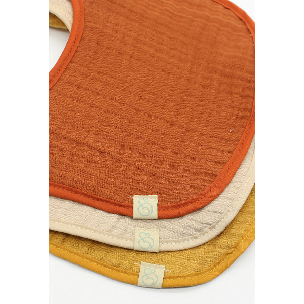 Bistyle Organic Muslin Bib (0-24 M) Colored