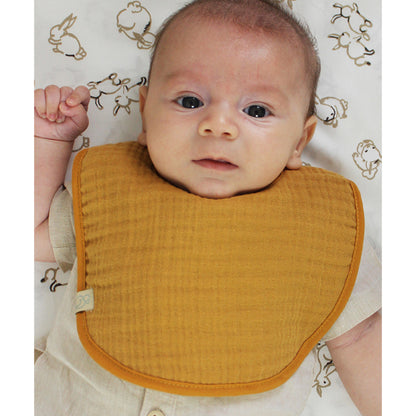 Bistyle Organic Muslin Bib (0-24 M) Colored