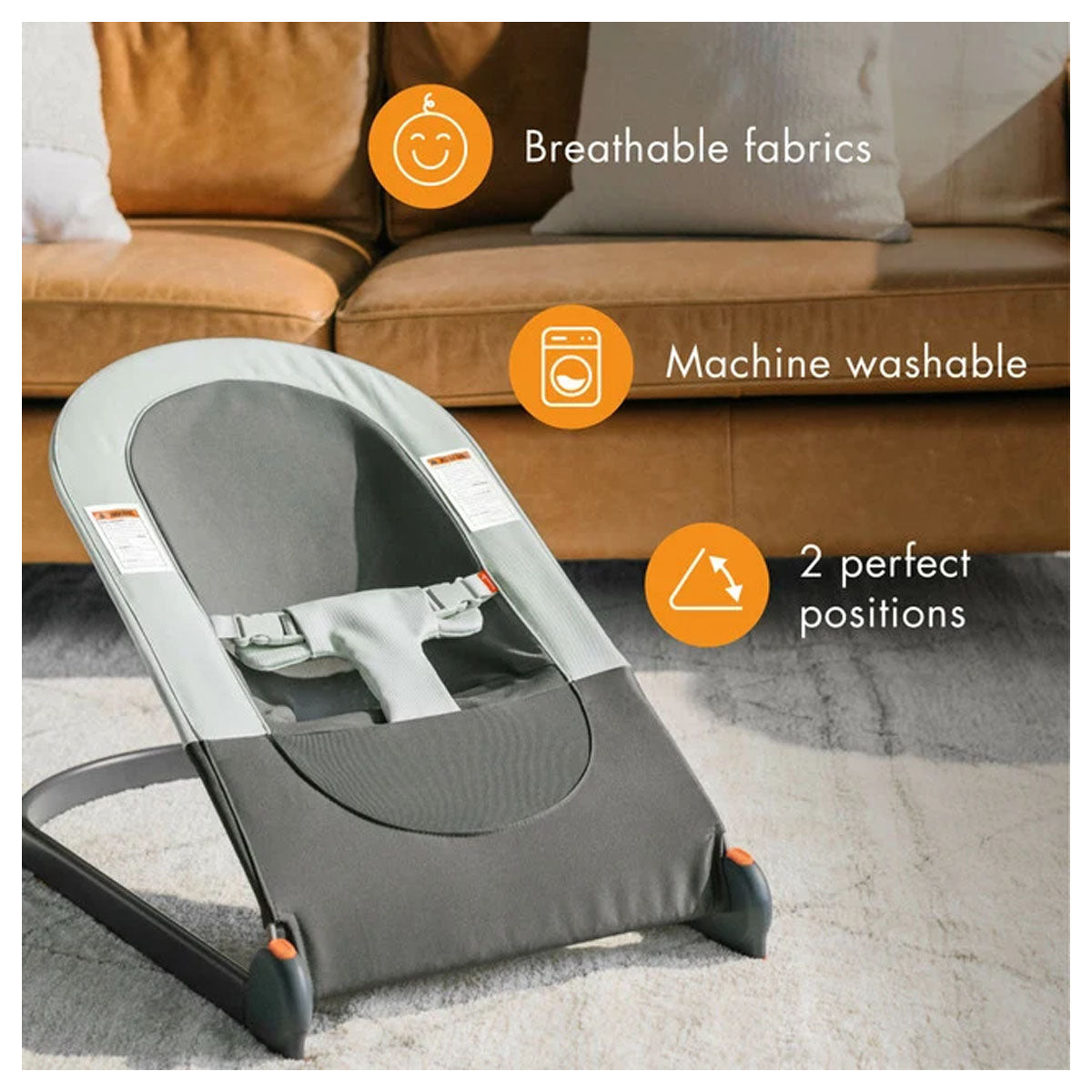 Boon Slant Bouncer - Grey