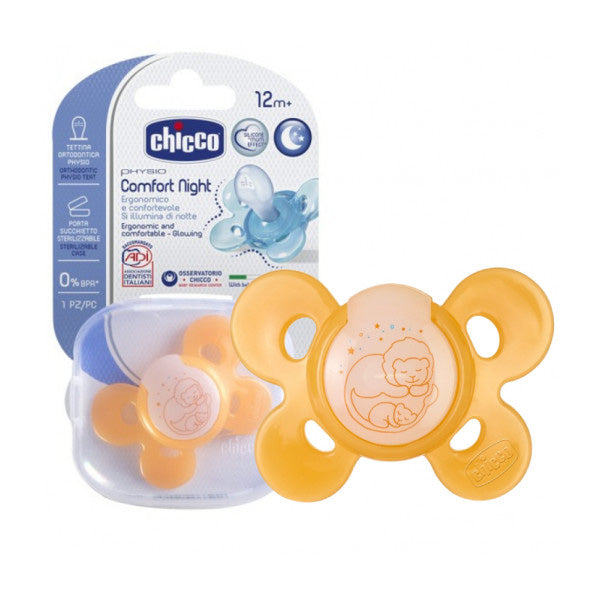 CCHICCO SOOTHER PH.COMFORT LUMI SIL 12M+1PC