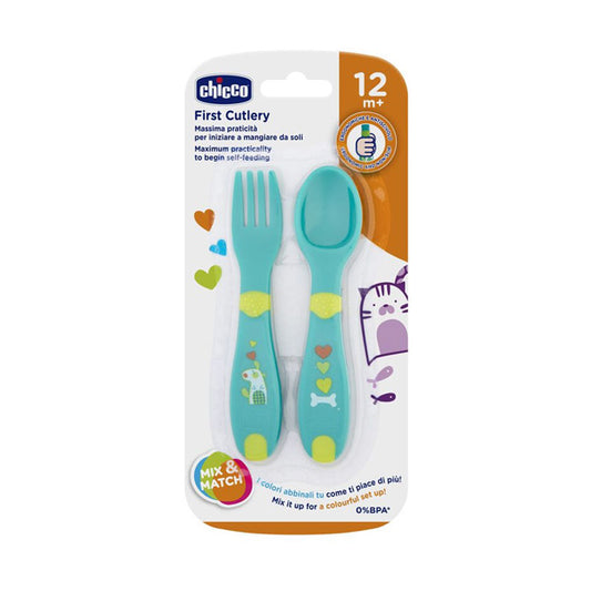 Chicco First Cutlery 12m+ Neutral