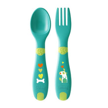 Load image into Gallery viewer, Chicco First Cutlery 12m+ Neutral