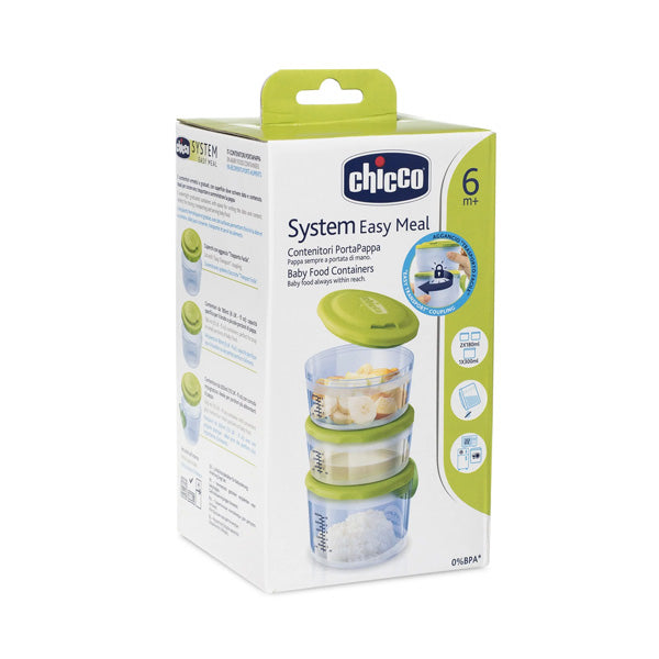 CHICCO FOOD CONTAINERS SYSTEM 6M+