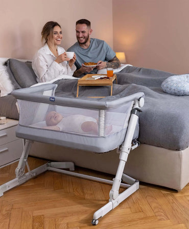 Chicco Next2me Pop-up Cosleeping Crib Grey Mist